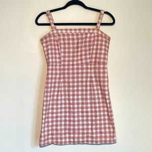 Plaid Minidress